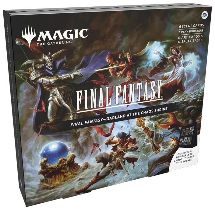 Magic the Gathering Final Fantasy Holiday Release Scene Box (4 Decks Per Display), Model: Garland at the Chaos Shrine
