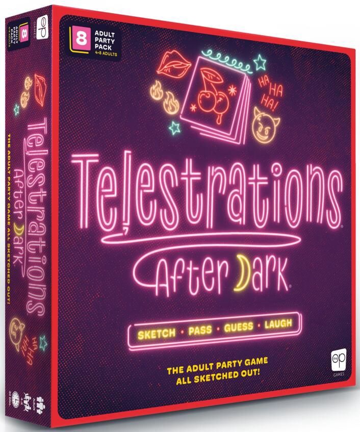 Telestrations After Dark (17+ Year) 8 Player New Edition