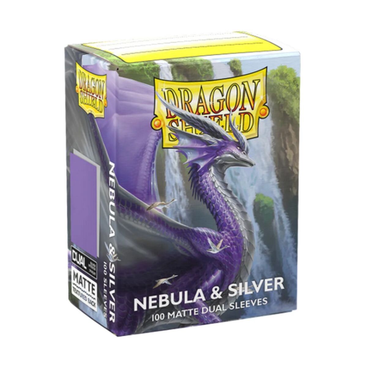 Dragon Shield: Sleeves – Matte Dual – Nebula &amp; Silver