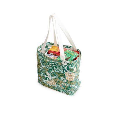 LPG Essentials Tote Bag - Artist Series Cara - Green