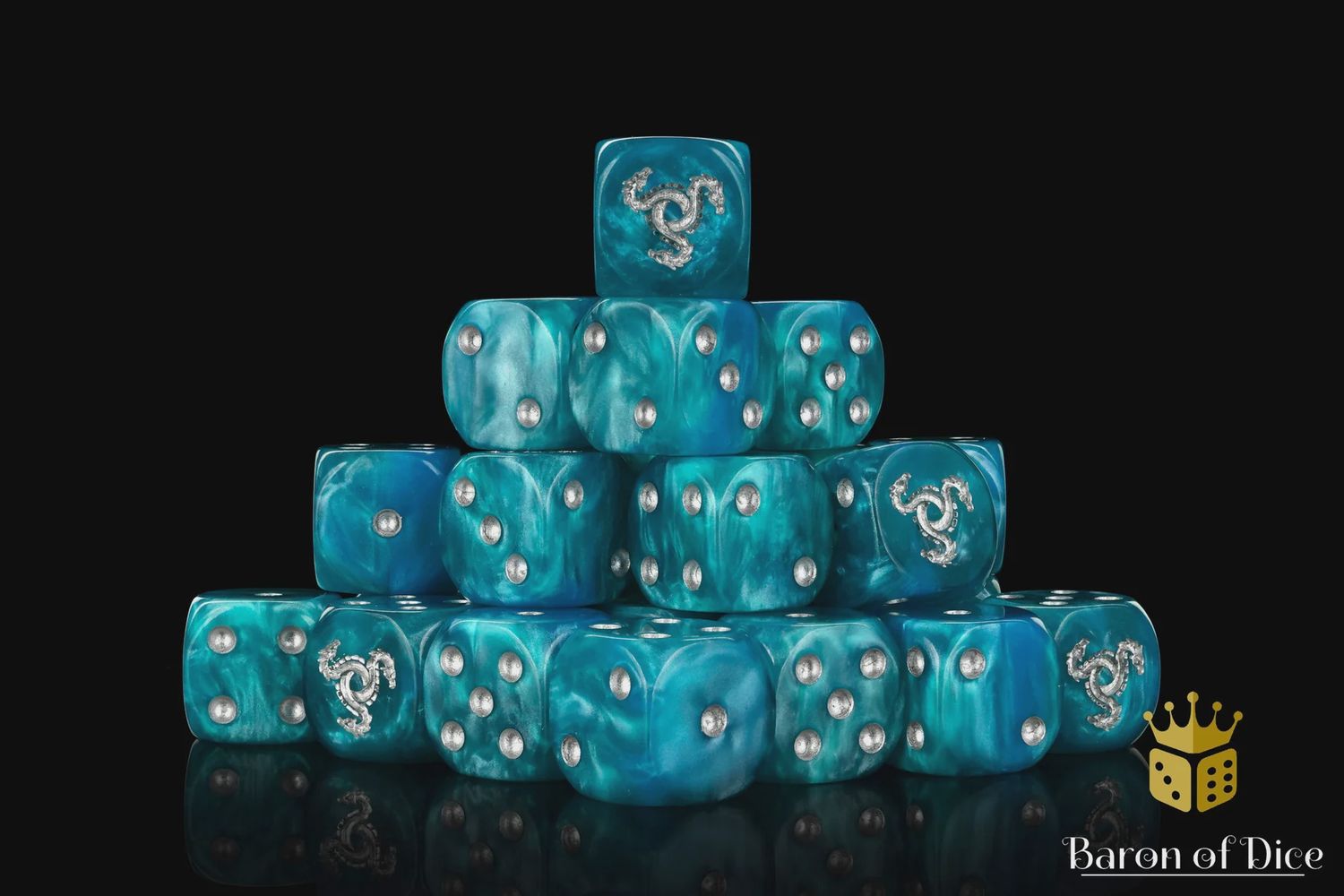 Baron of Dice: Hydra - Round D6 (25)