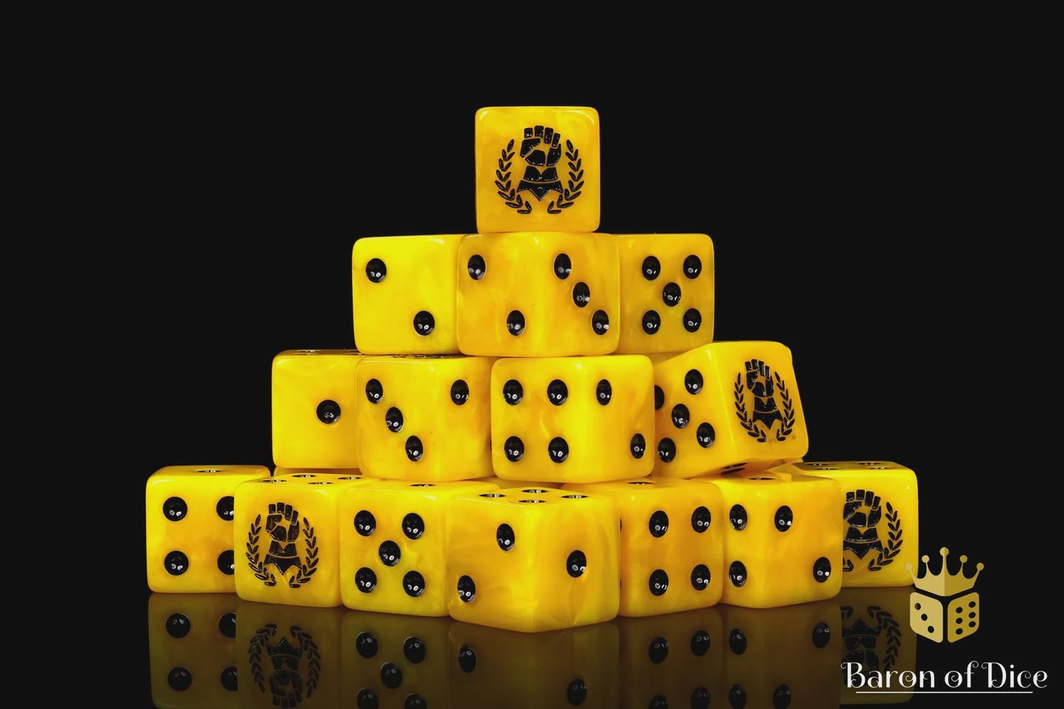 Baron of Dice: Almighty Hand - Square D6 (25)