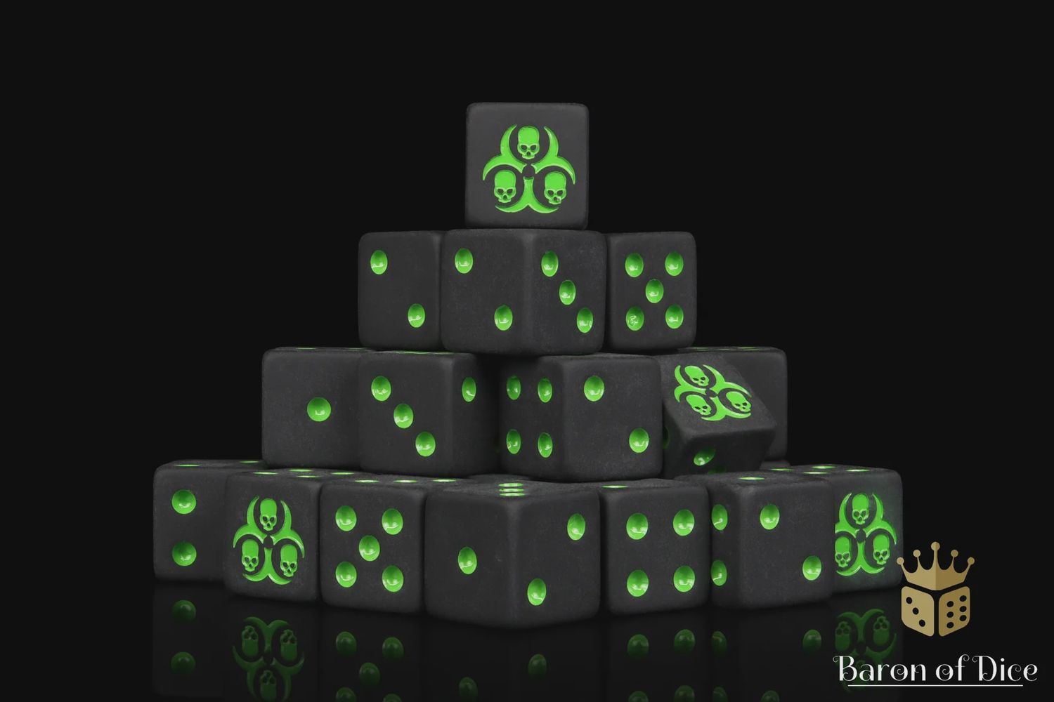 Baron of Dice: Black Plague - Square D6 (25)