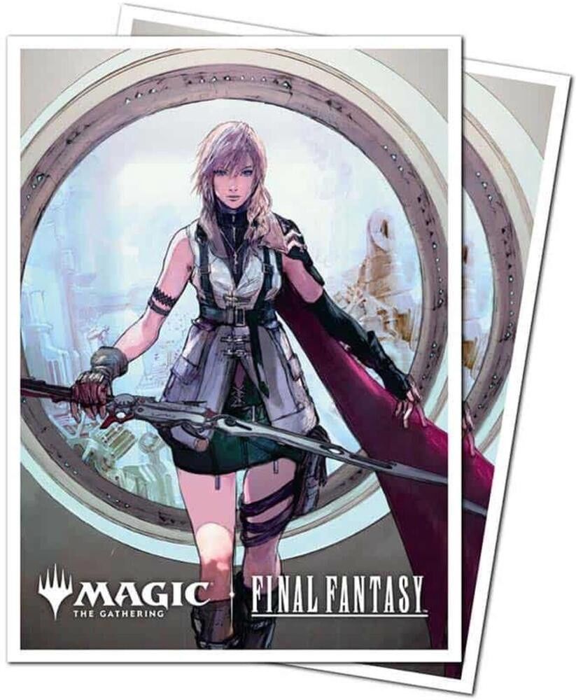 Magic x Final Fantasy: 105ct Apex Deck Sleeves - Lightning, Army of One