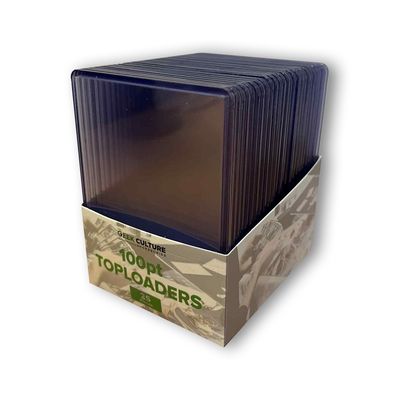 Geek Culture – 100pt Medium Toploaders (25ct)