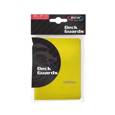 BCW Sleeves – Deck Guard (50) Yellow