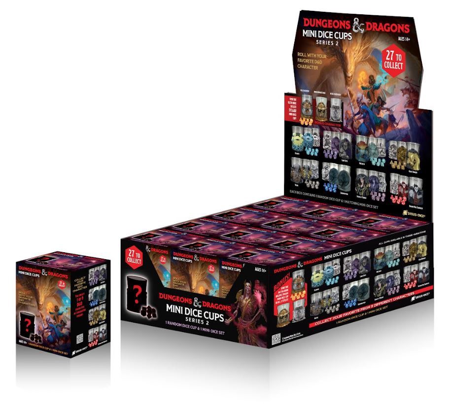 Sirius Dice – D&amp;D Mini Dice Cups PDQ (Series 2)