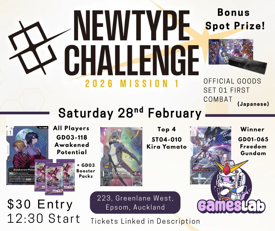 Gundam Newtype Challenge 2026: Mission 1