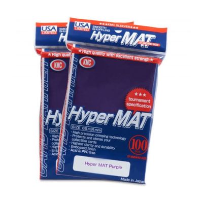 KMC: Sleeves – Hyper MAT: Purple