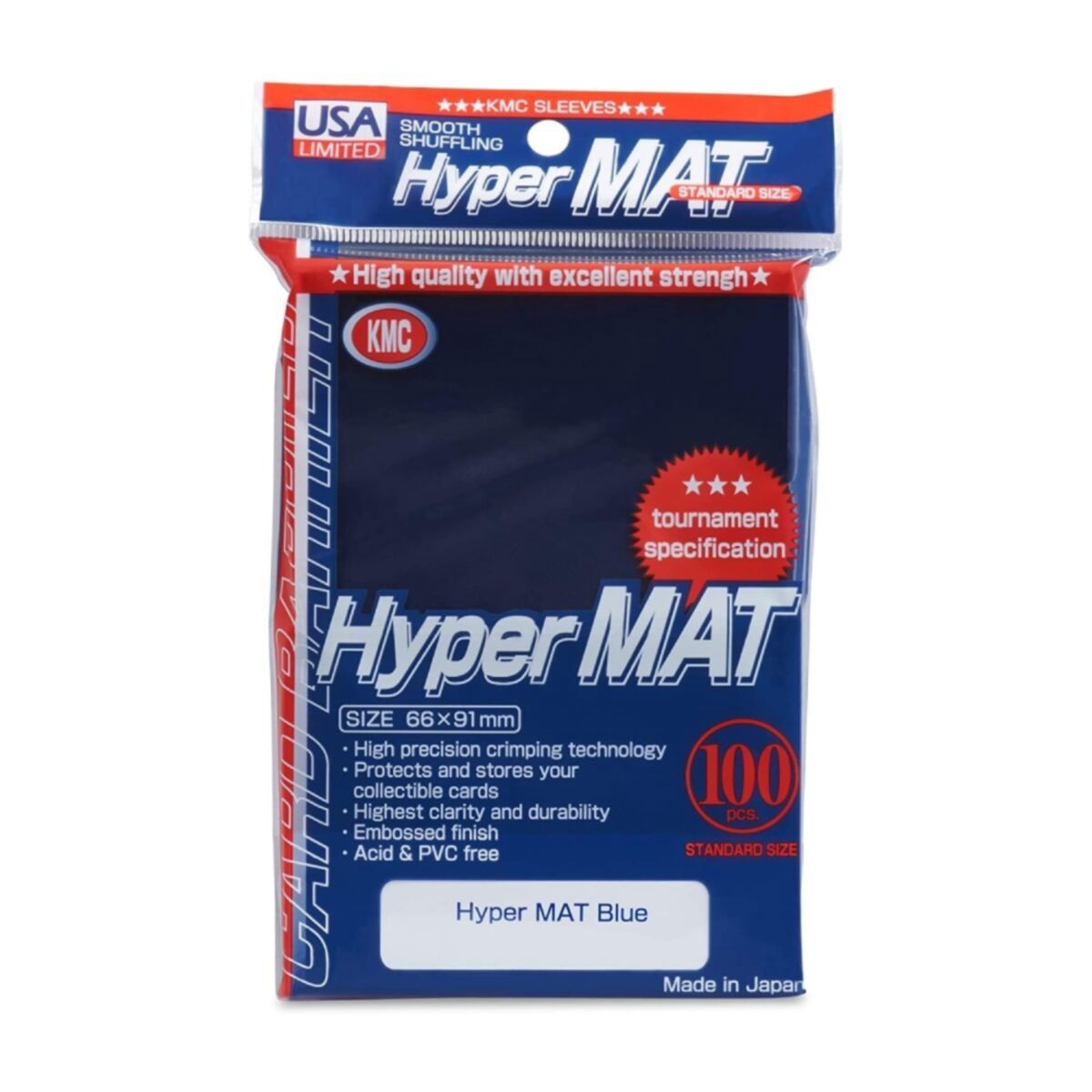 KMC: Sleeves – Hyper MAT: Blue