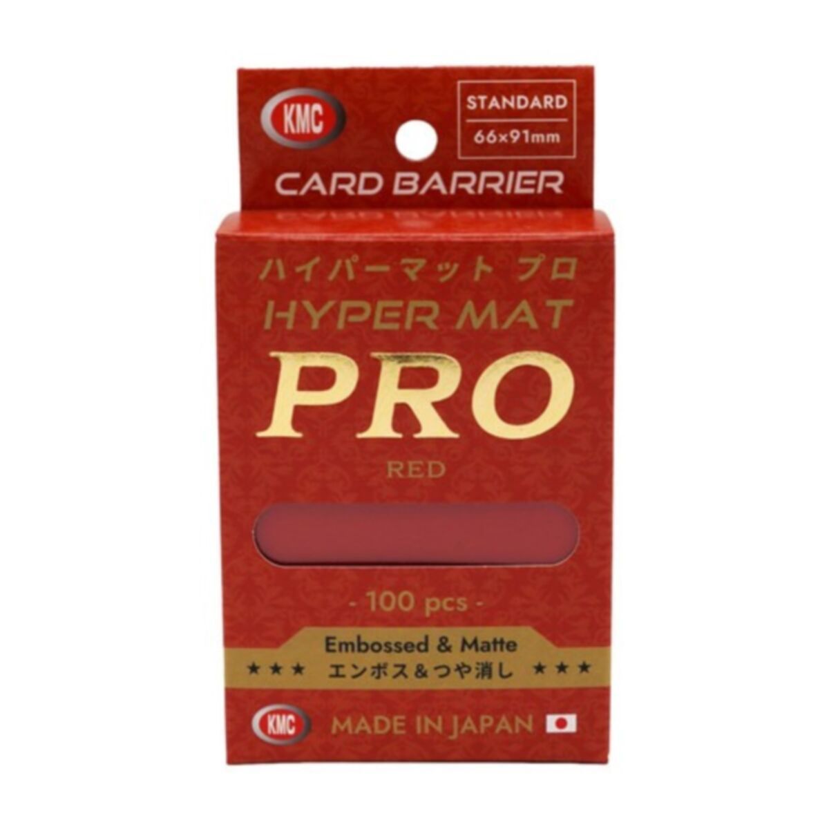 KMC: Sleeves – Hyper MAT PRO: Red