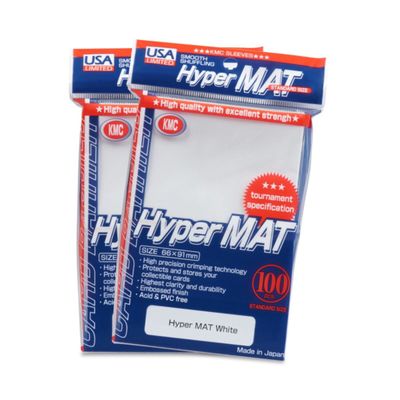 KMC: Sleeves – Hyper MAT: White