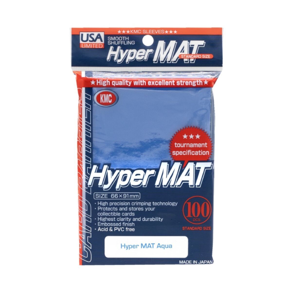 KMC: Sleeves – Hyper MAT: Aqua