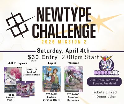 Gundam Newtype Challenge 2026: Mission 2