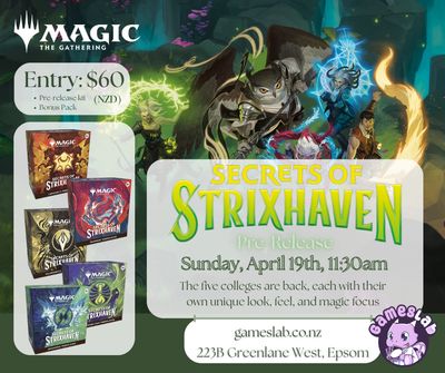 Magic Secrets of Strixhaven Prerelease!
