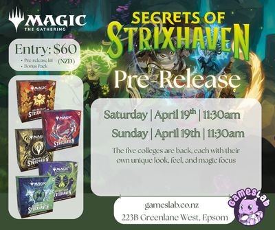 Magic Secrets of Strixhaven Prerelease!