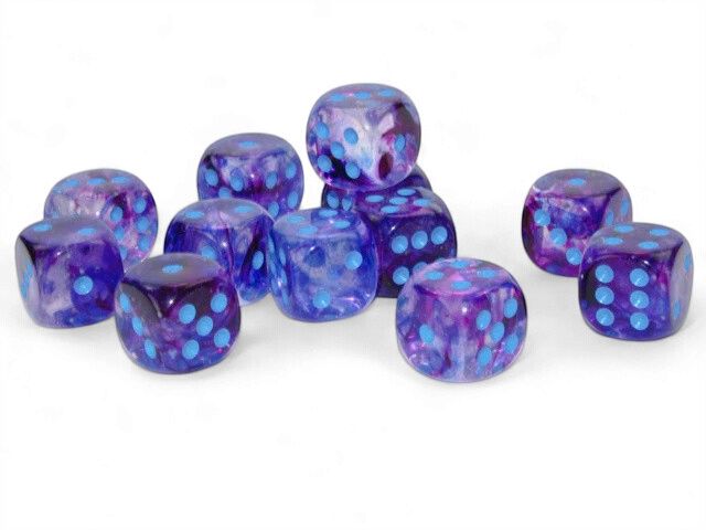 CHX 27757 Nebula 16mm d6 Nocturnal/Blue Luminary Block (12)