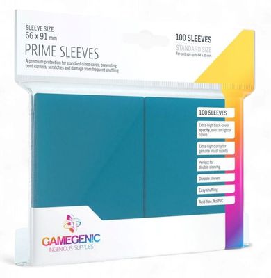 Gamegenic (Non Matte) Prime Card Sleeves Blue - Standard Size