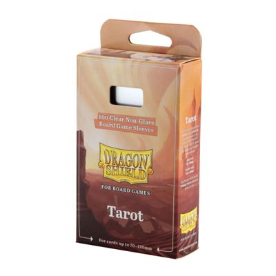 Dragon Shield: Board Game Sleeves – Clear Non-Glare – Tarot