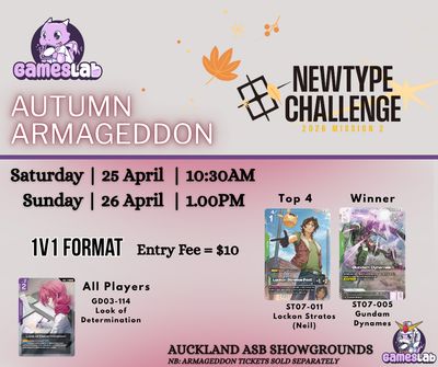 Autumn Armageddon - Gundam Newtype Challenge