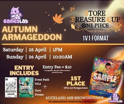 Autumn Armageddon - One Piece Treasure Cup