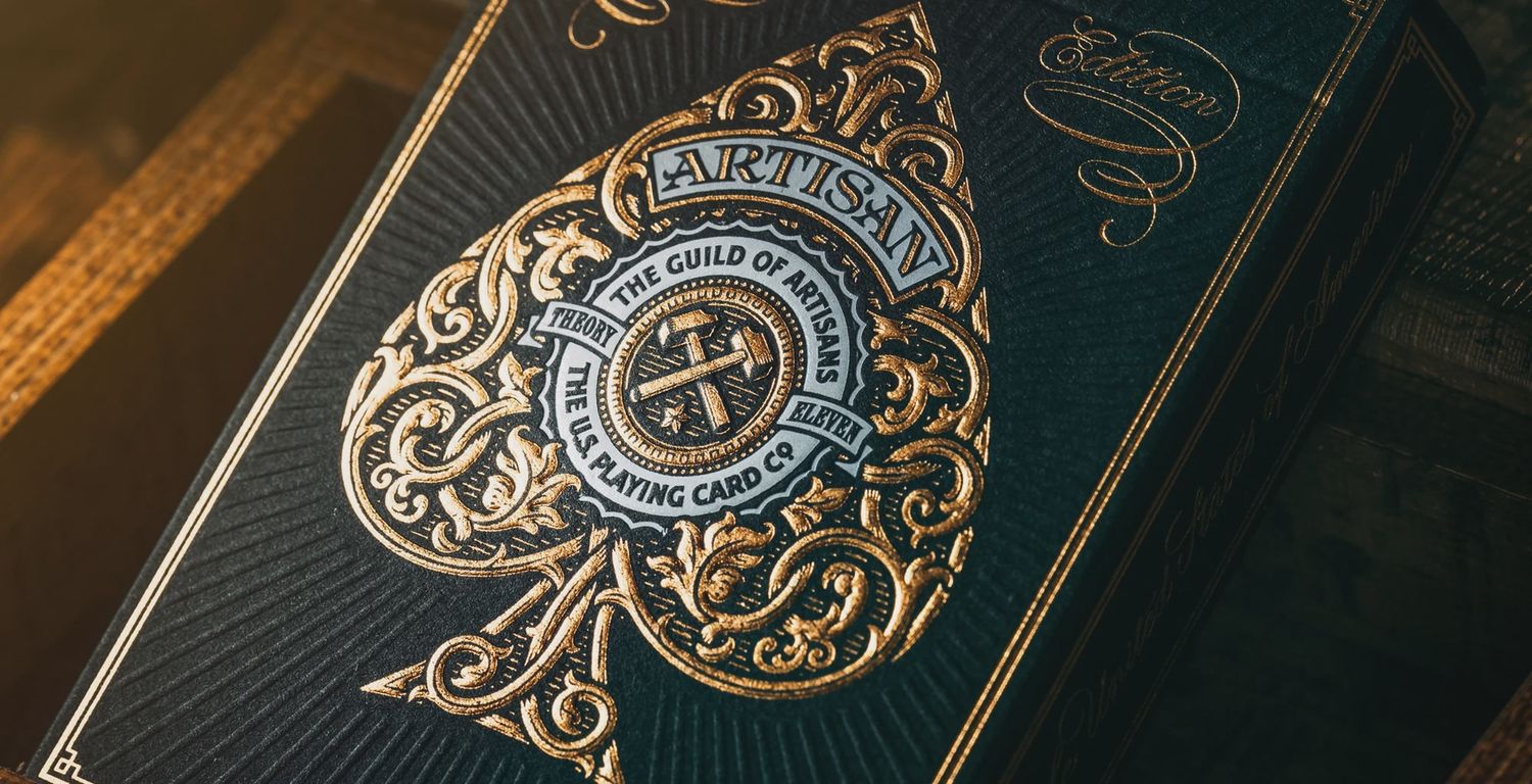 Artisan Black Playing Cards