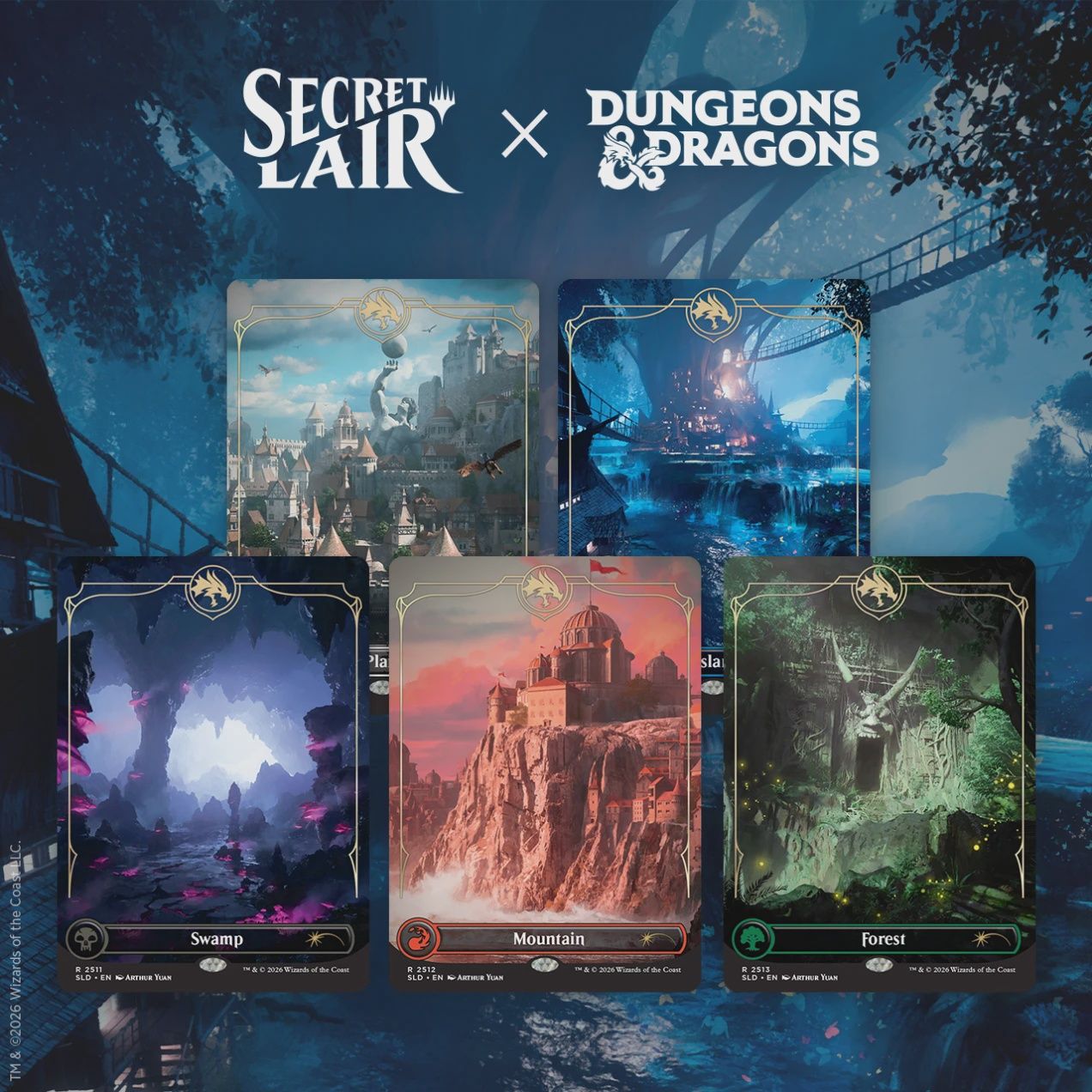 Secret Lair x Dungeons &amp; Dragons®: Lands of the Forgotten Realms