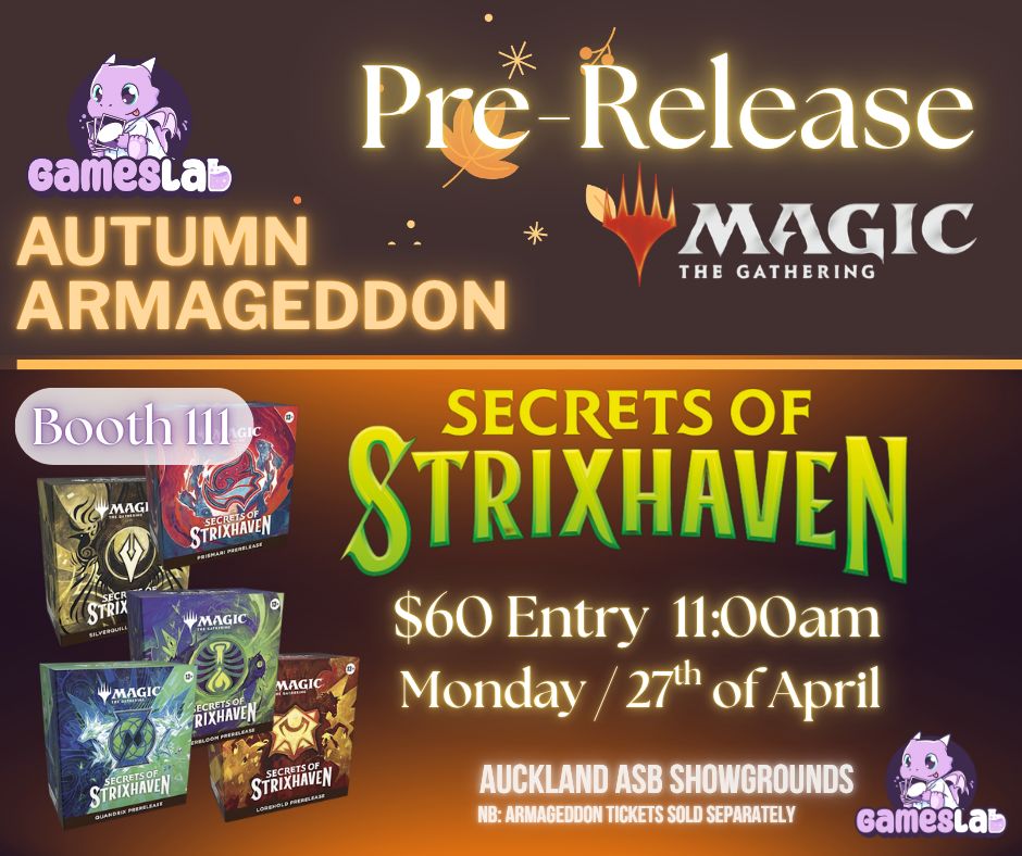 Armageddon Strixhaven Pre-release - 27/04/26