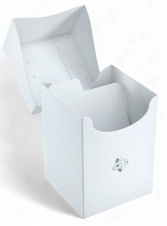 Gamegenic Deck Holder Holds 100 Sleeves Deck Box white