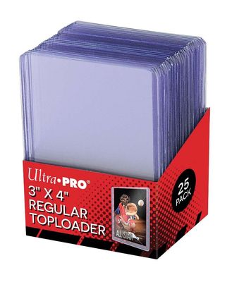 Ultra Pro: UP81145 3" X 4" Ultra Clear Regular Toploader 25ct