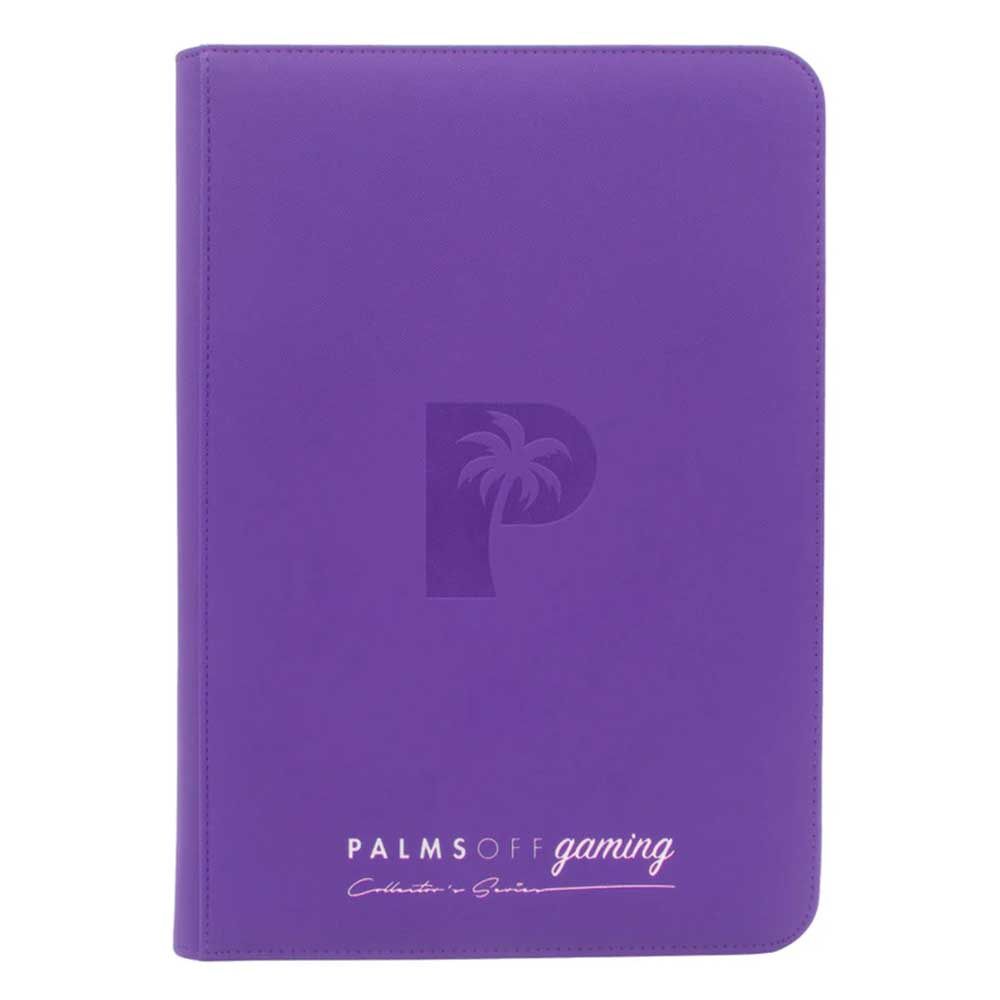 Palms Off Collector’s Series Top Loader Zip Binder – Purple Palms Off Collector’s Series Top Loader Zip Binder – Purple