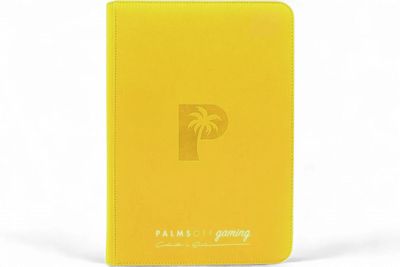 Palms Off Collector’s Series Top Loader Zip Binder – Yellow