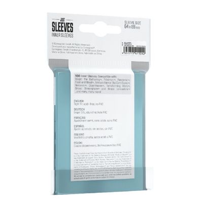 Gamegenic Just Sleeves Inner Sleeves