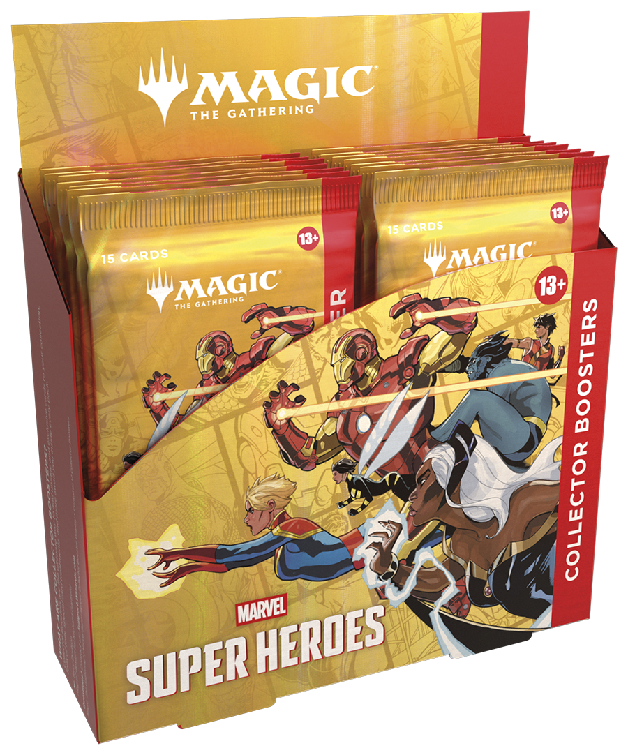 Magic The Gathering: Marvel Super Heroes - Collector Booster Display