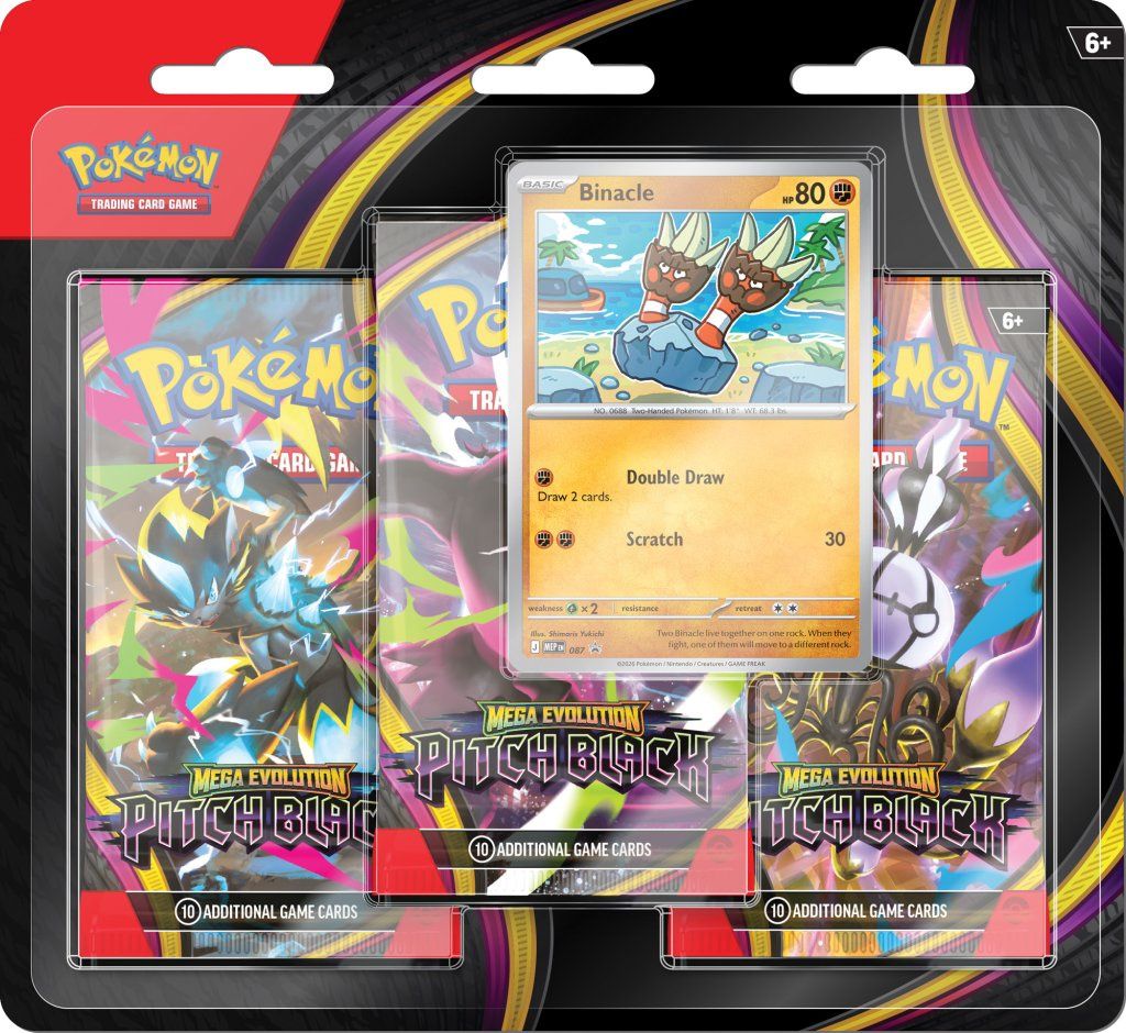 Pokemon TCG: Pitch Black - 3 Pack Blister