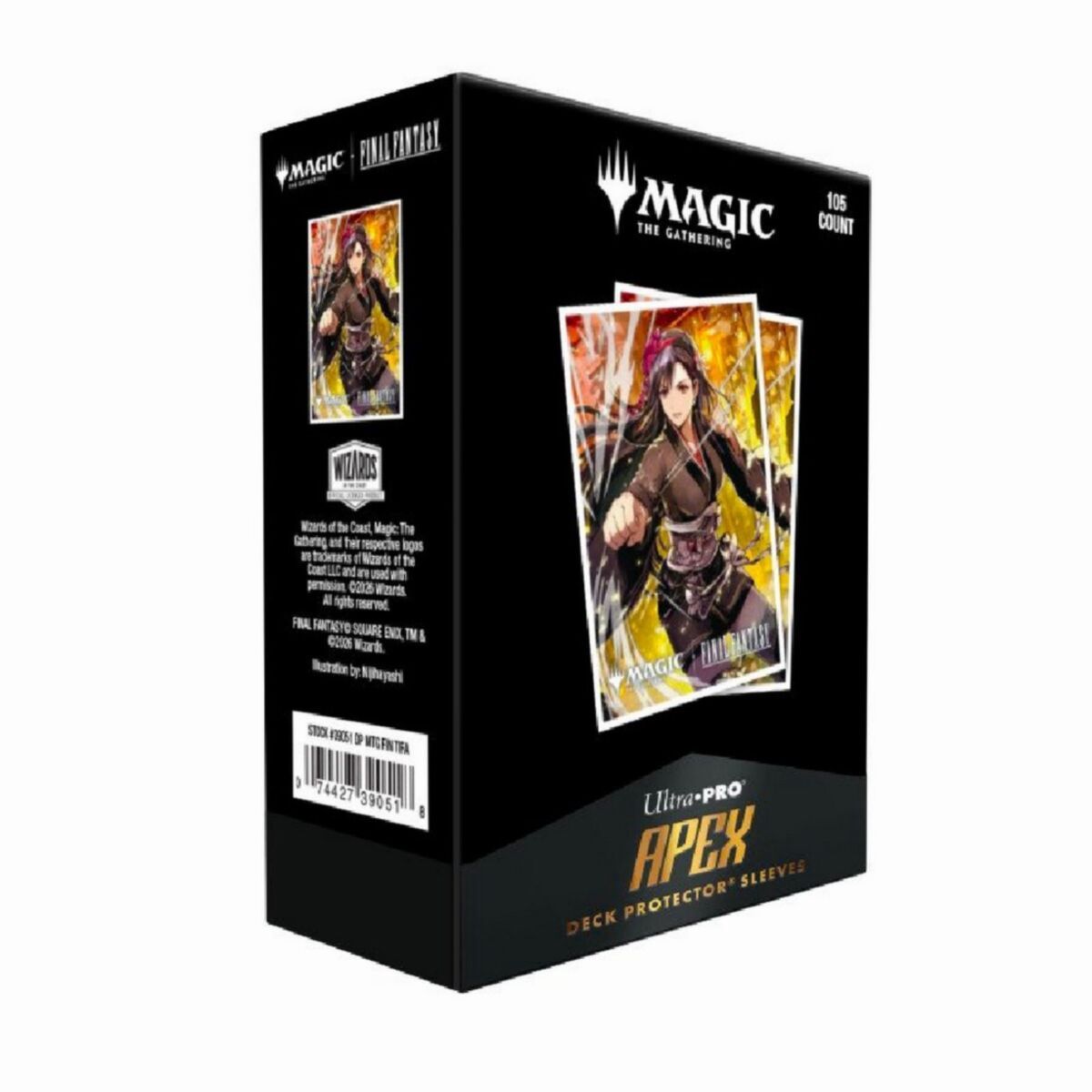 Ultra Pro: UP39051 Magic: The Gathering - Final Fantasy Tifa Lockhart 105Ct Apex Deck Protector Sleeves