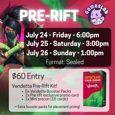 Vendetta Pre-rift Events (24/07, 25/07, 26/07)