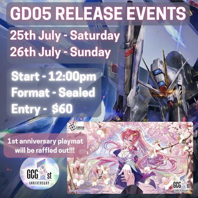 GD05 Release Event - Games Lab (25/07) & (26/07)