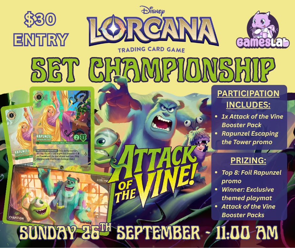 Lorcana - Attack Of The Vine Set Champs!
