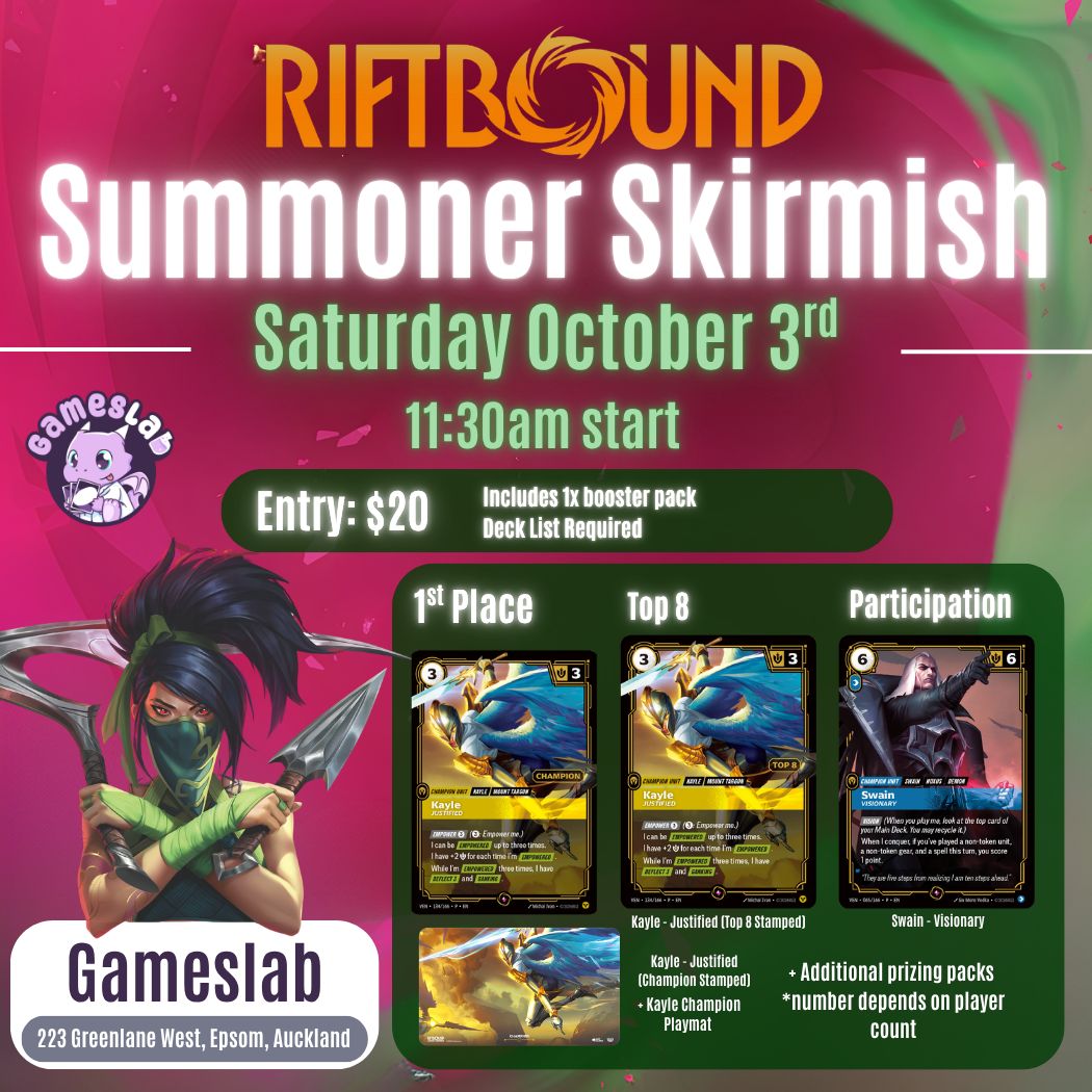 Riftbound Vendetta Summoner Skirmish - October 3rd