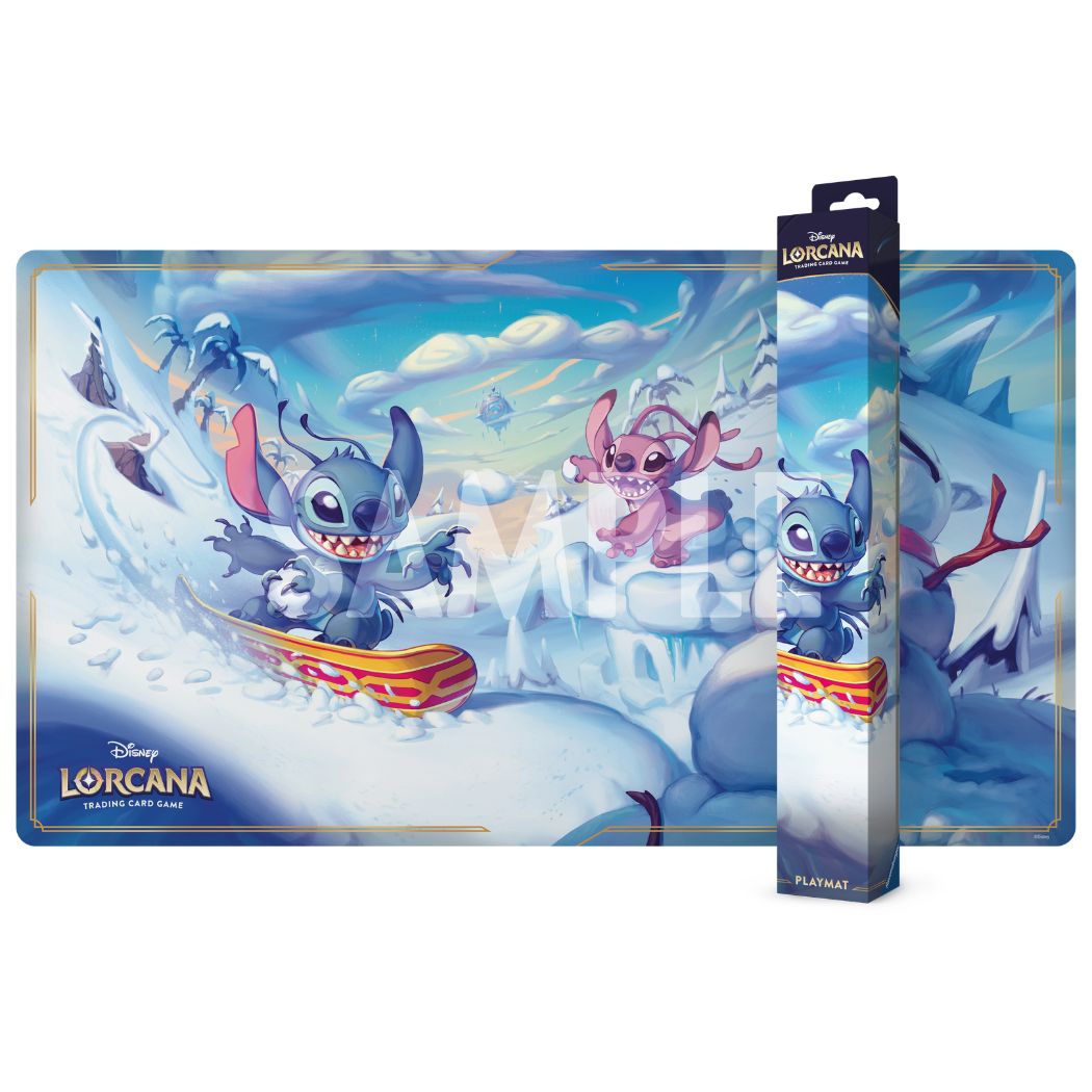 Disney Lorcana - Hyperia City Stitch &amp; Friends Playmat