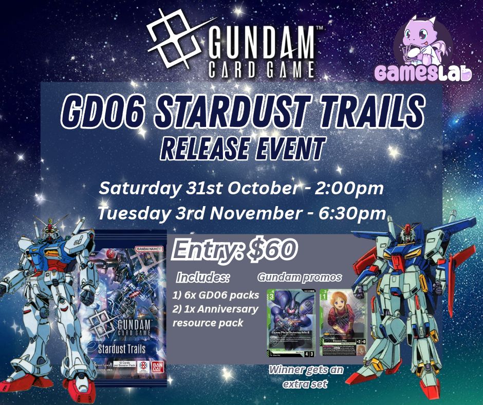 GD06 Release Events - Games Lab (31/10) &amp; (03/11)
