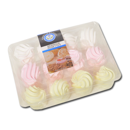 Meringue Rosettes 24's