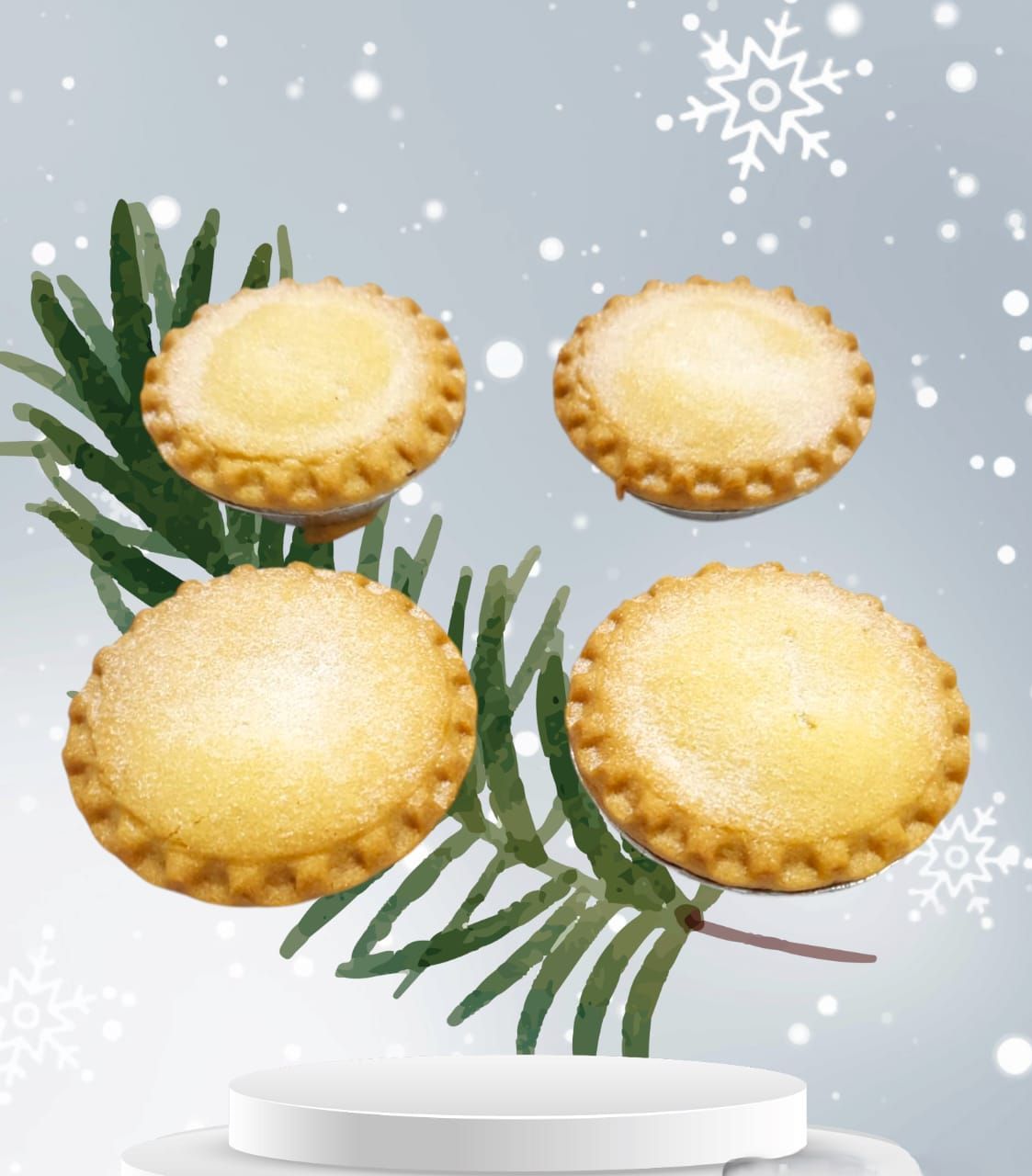 Christmas Fruit Mince Pies 4's