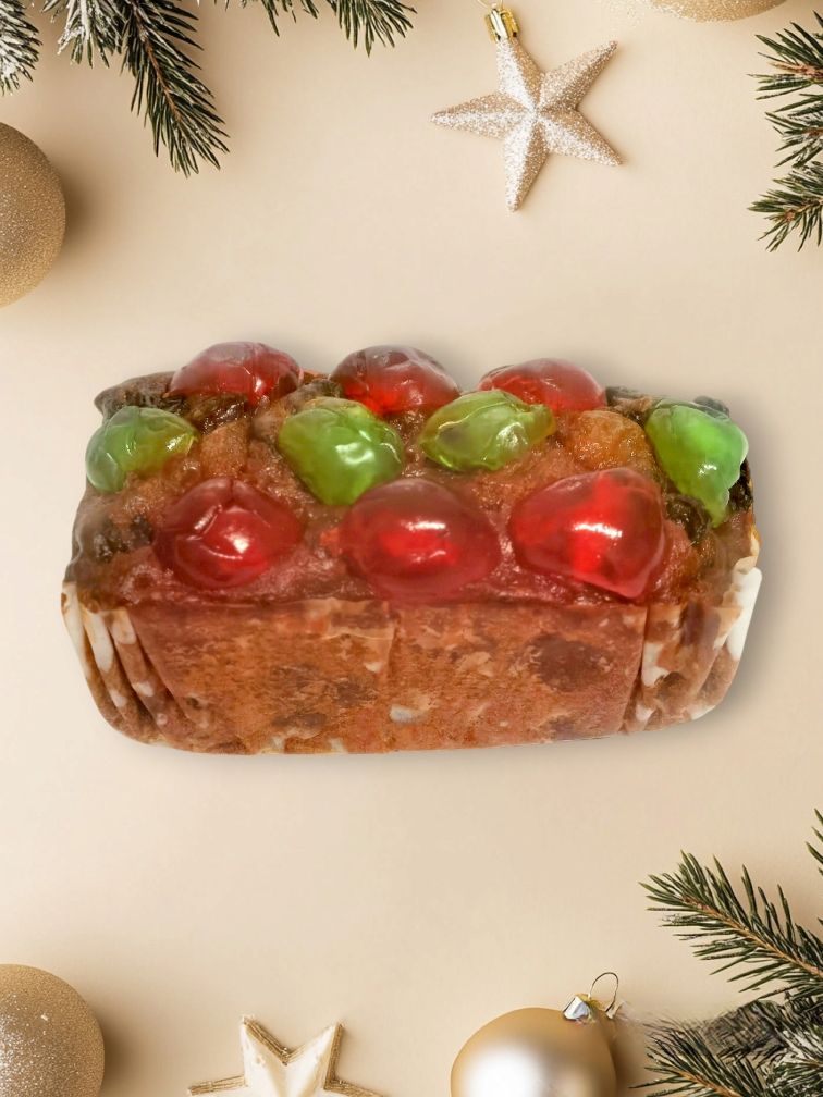 Christmas Mini Fruit Loaf Cherries
