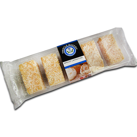 Apricot Lamingtons 5's