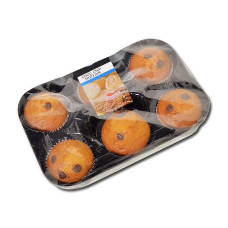 Vanilla Choc Chip Muffins 6's