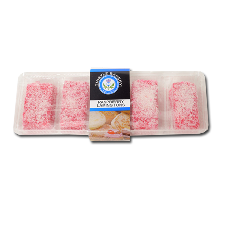 Raspberry Lamingtons 5's