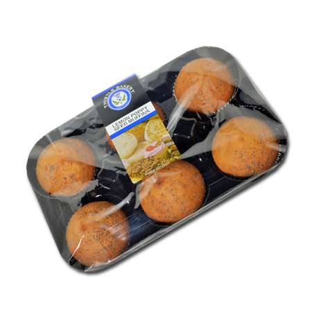 Lemon Poppy Seed Muffins 6's