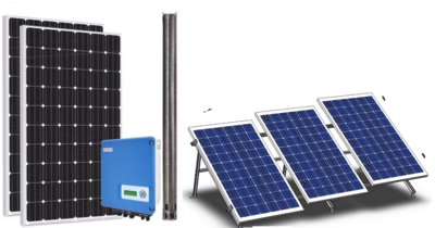 Kit Eletrobomba Solar 127Mts:3900L/H
